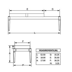 Bello Bench by Urbia Imports
