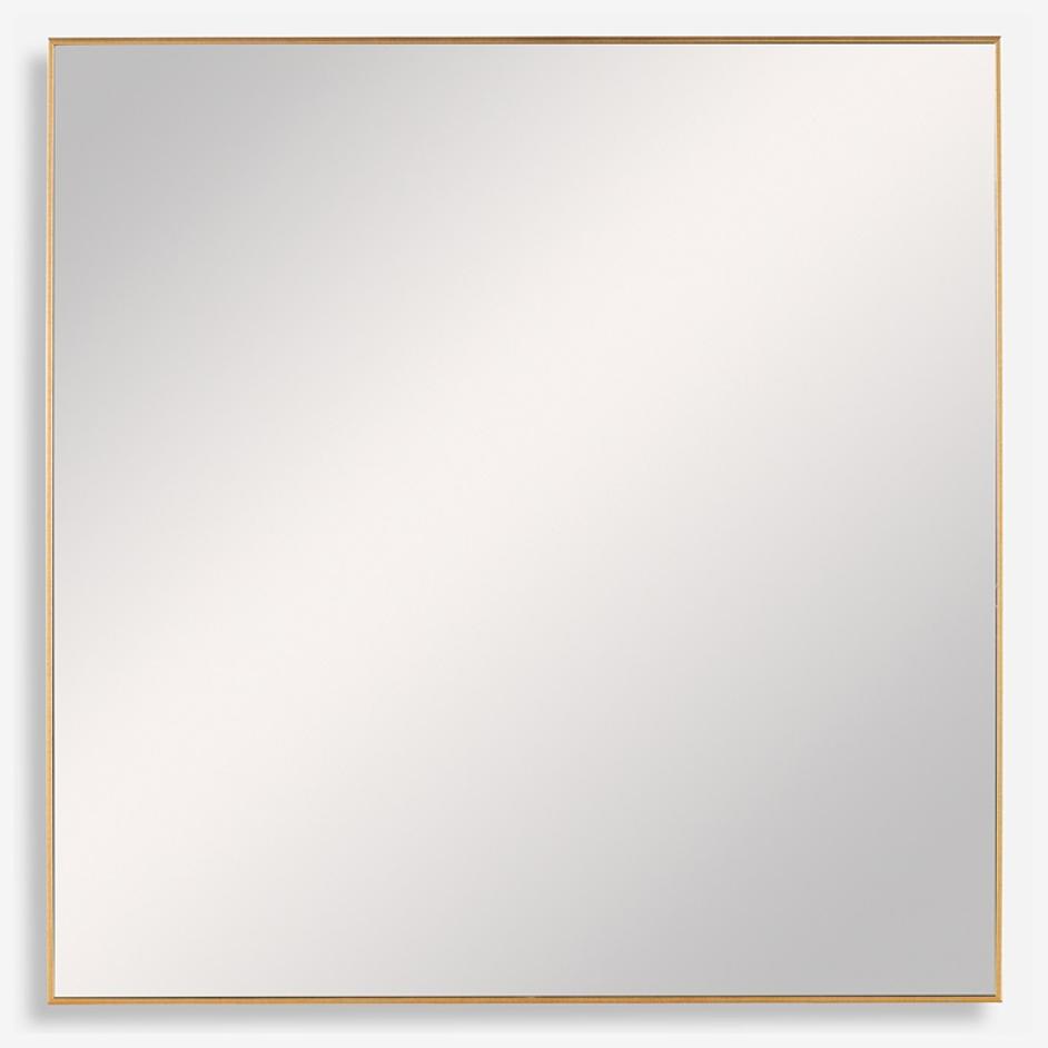 Alexo Gold Square Mirror by Uttermost