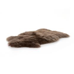 Lalo Lambskin Throw, Taupe by FOUR HANDS