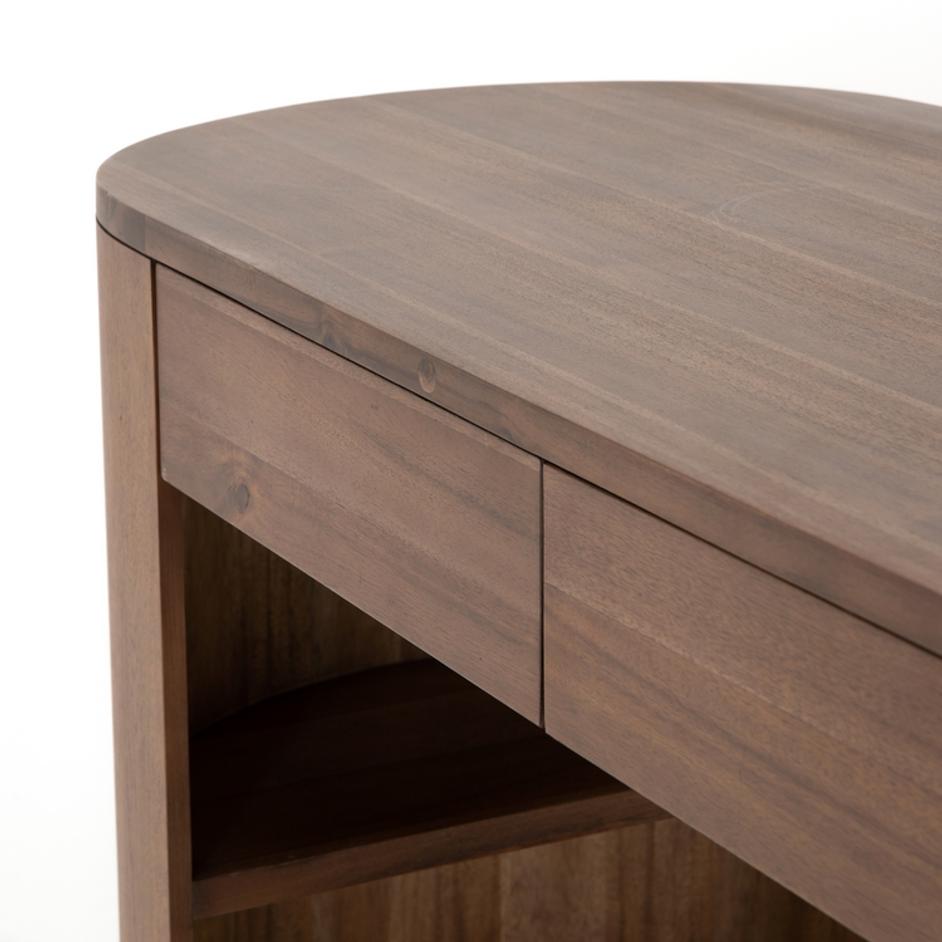Pilar Desk in Caramel Brown Veneer by FOUR HANDS