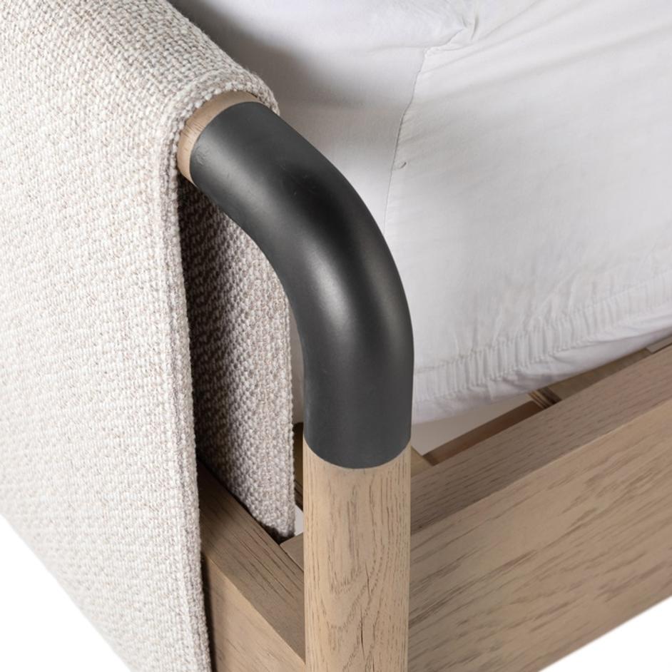 Harriett Bed In Gibson Wheat In Queen by FOUR HANDS