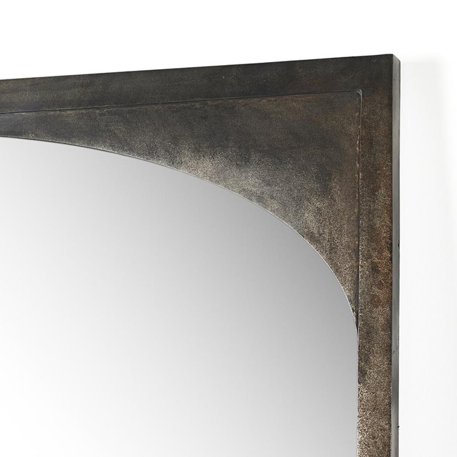Troyes Floor Mirror - Burnished Charcoal by Four Hands