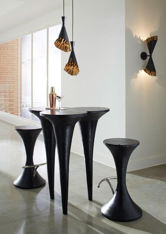 Butterfly Bar Table, Burnt by PHILLIPS COLLECTION