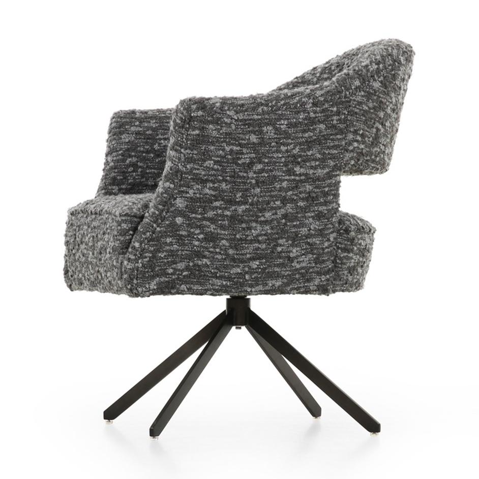 Adara Desk Chair - Solema Charcoal by Four Hands