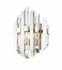 Bova 2 Light Wall Sconce in Polished Nickel Finish by Z-Lite