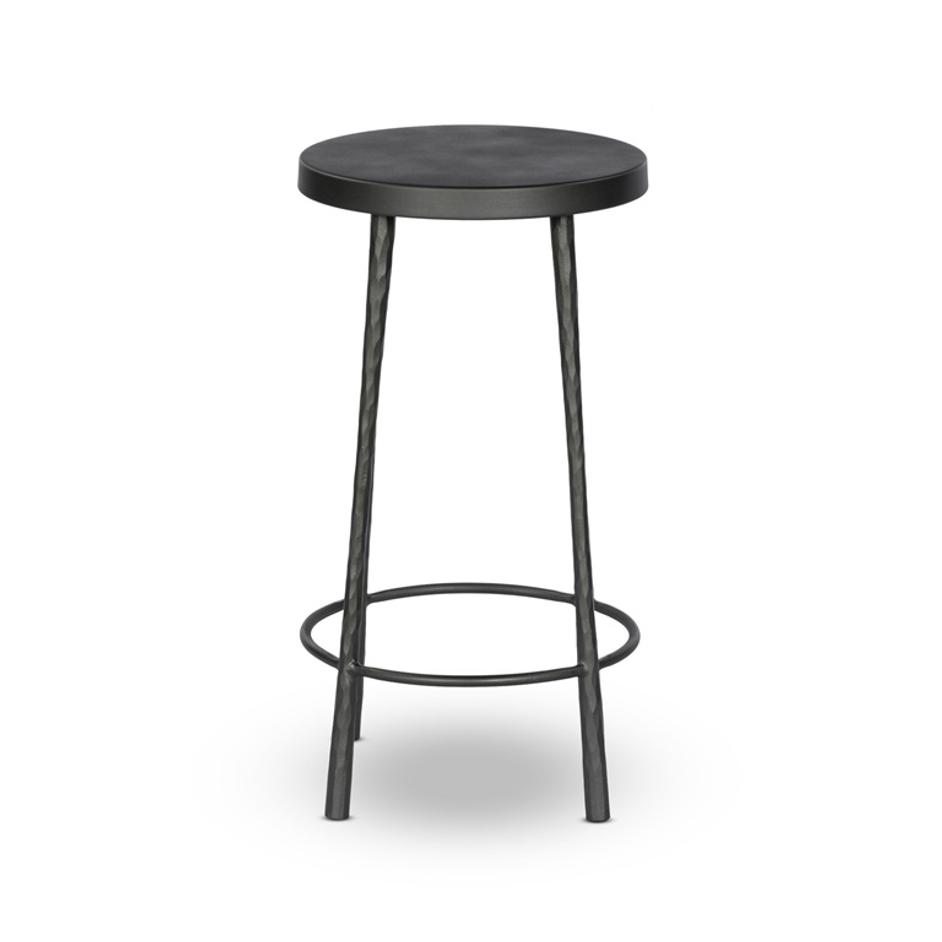 Westwood Bar + Counter Stool - Hammered Gunmetal by Four Hands