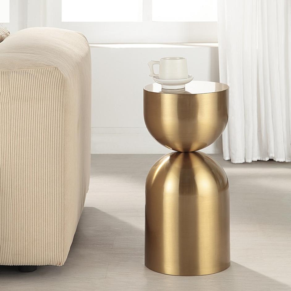 Golden Vessel Modern Accent Table by Uttermost