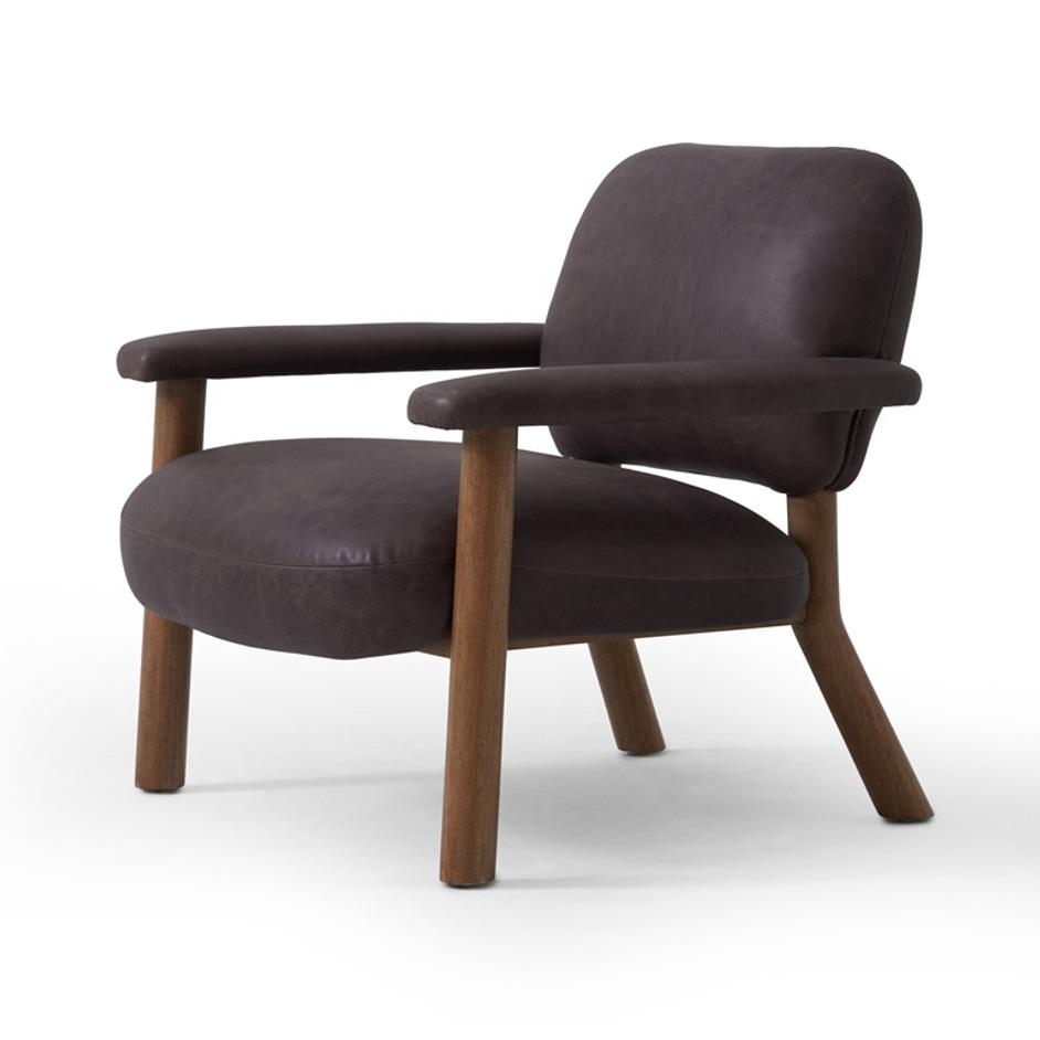 Eisley Chair In Tumble Waxed Slate by Four Hands