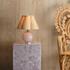 Dottie Blown Glass Table Lamp with Raffia Shade, Pink by Jamie Young