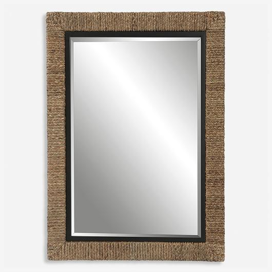 Island Braided Straw Mirror by Uttermost