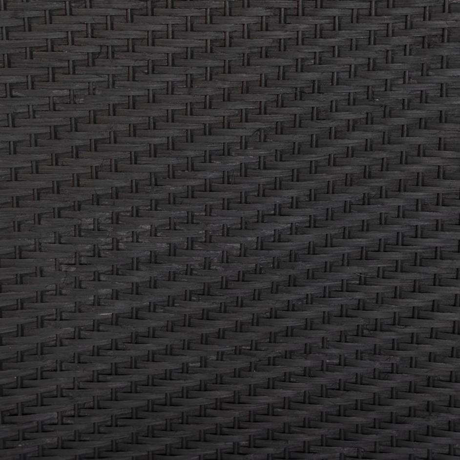 Levon Bar Cabinet In Black Woven Rod Cane by FOUR HANDS