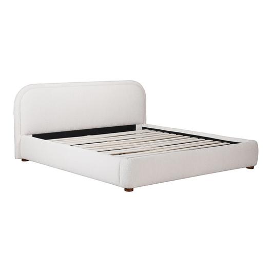 COLIN KING BED OATMEAL by Moes Home