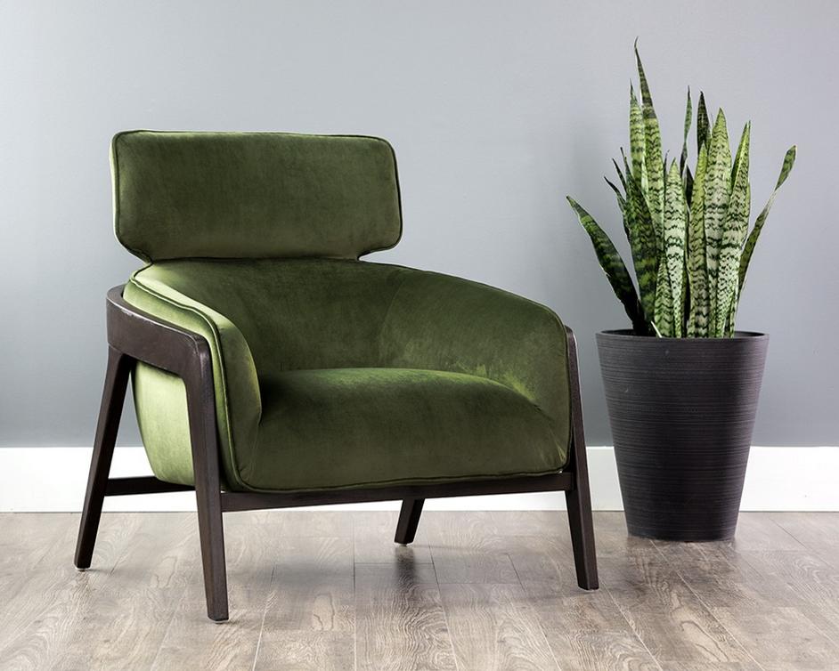 Maximus Armchair - Moss Green by Sunpan