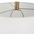 Adelia Ivory & Brass Table Lamp by Uttermost