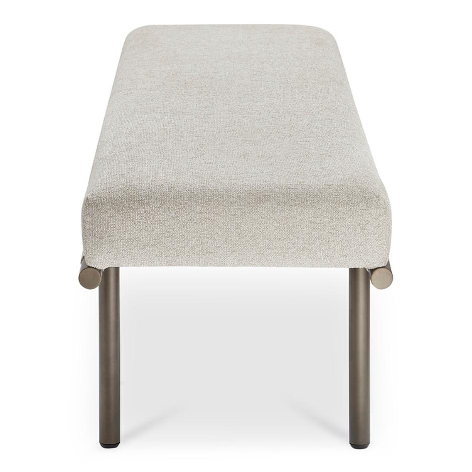 Carson Dining Bench Beige by Moes Home