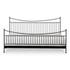Monet King Bed Black by Moes Home
