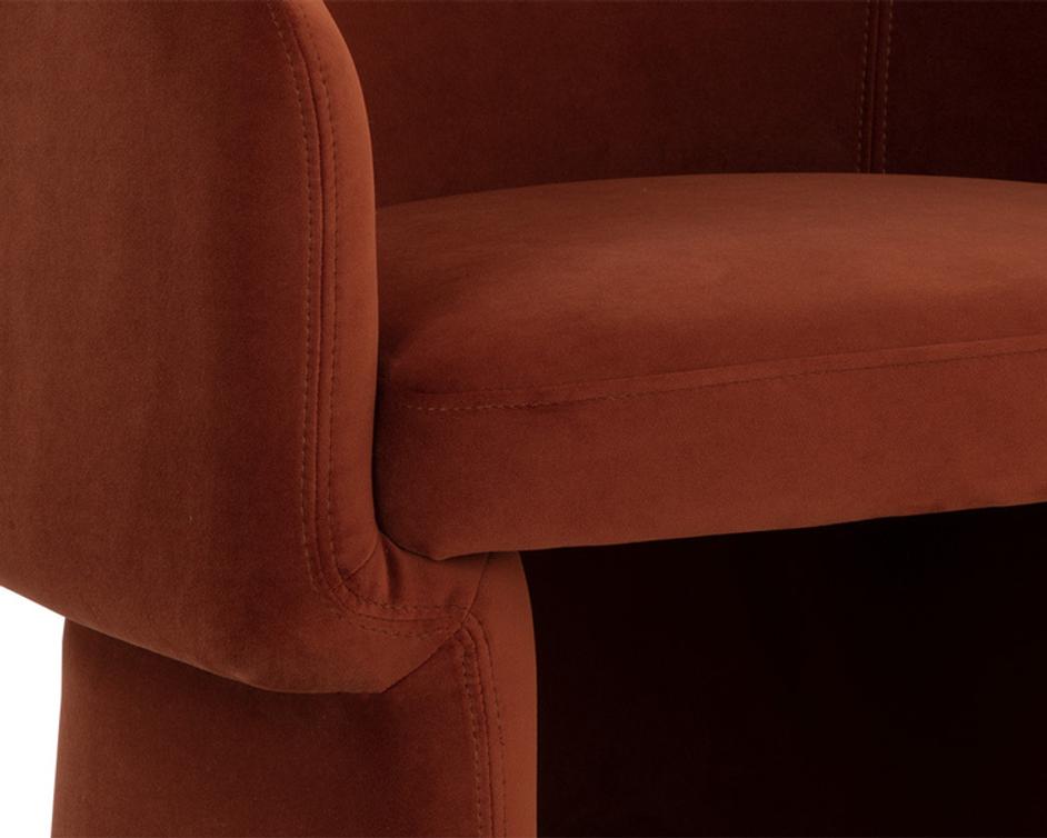 LAURYN LOUNGE CHAIR - MEG RUST by Sunpan