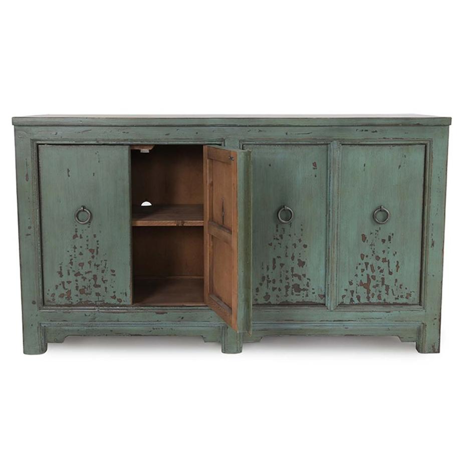 Amherst 4Dr Buffet Turquoise by Classic Home