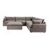 Caplan Upholstered 6pc Modular Sectional w/ Ottoman Elite by Classic Home