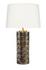 Wright Ceramic Table Lamp with Linen Shade by Jamie Young