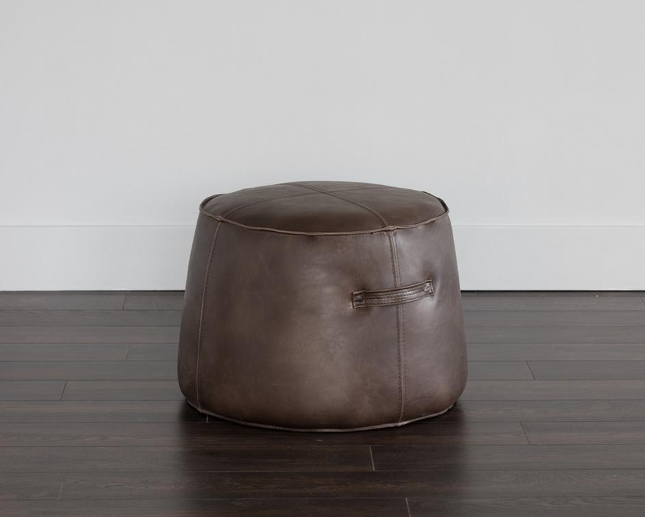Mitchell Ottoman - Havana Dark Brown by Sunpan