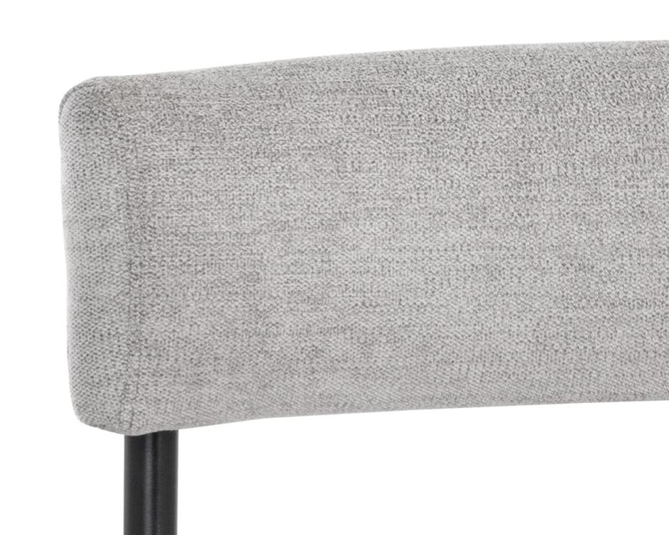 Seneca Counter Stool - Black - Polo Club Stone by Sunpan