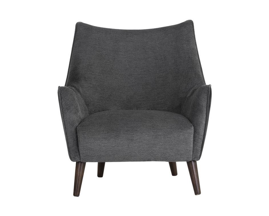 Sorrel Armchair - Polo Club Kohl Grey / Abbington Black by Sunpan