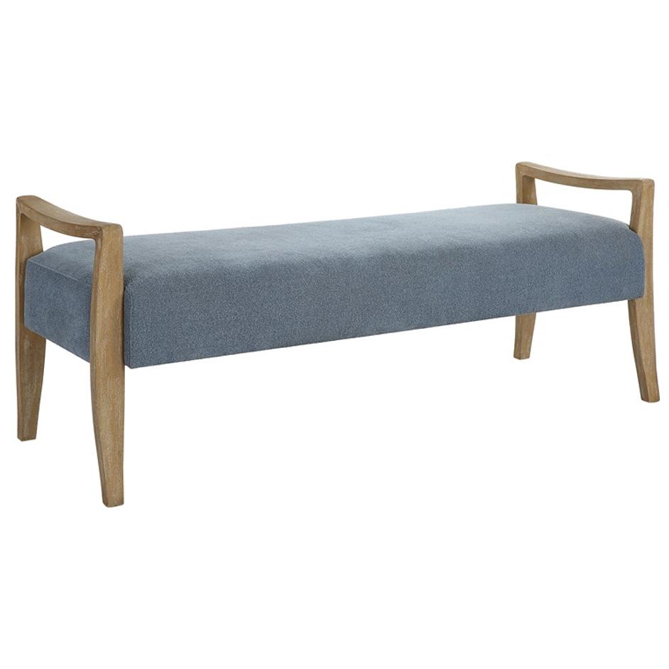 Daylight Sky Blue Bench by Uttermost