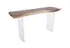 Floating Chamcha Wood Console Table, Acrylic Legs  by PHILLIPS COLLECTION