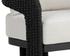 PYLOS LOUNGE CHAIR - BLACK - LOUIS CREAM by Sunpan