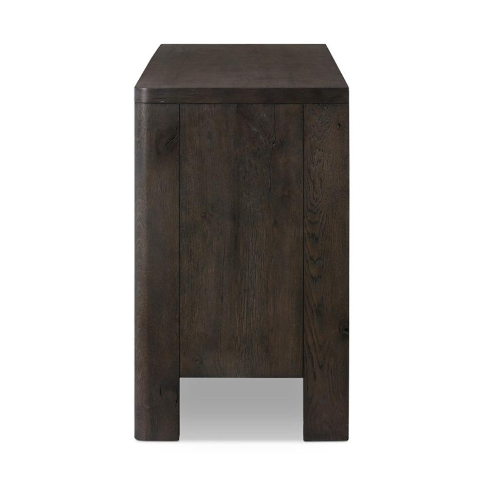 Noeline 6 Drawer Dresser In Smoked Black Oak Veneer by Four Hands