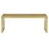 Randolph Medium Stainless Steel Bench In Gold by Modway Furniture