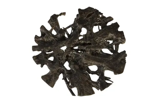 Round Top Coffee Table, Black Wash by PHILLIPS COLLECTION