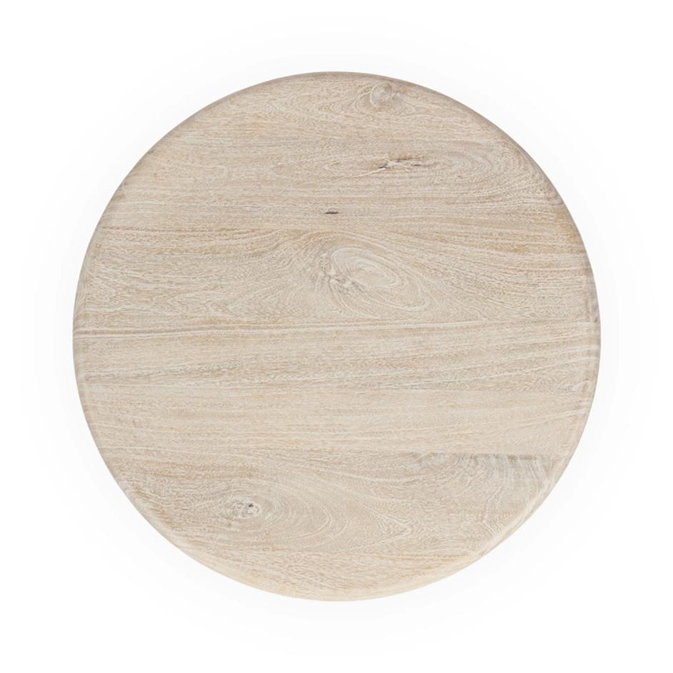 Adir Solid Wood Round End Table by Classic Home