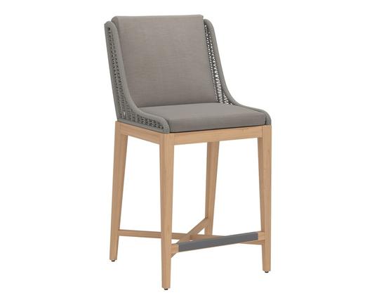 SORRENTO BARSTOOL - PALAZZO TAUPE by Sunpan