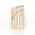 Stepped Bookends In White Travertine by FOUR HANDS