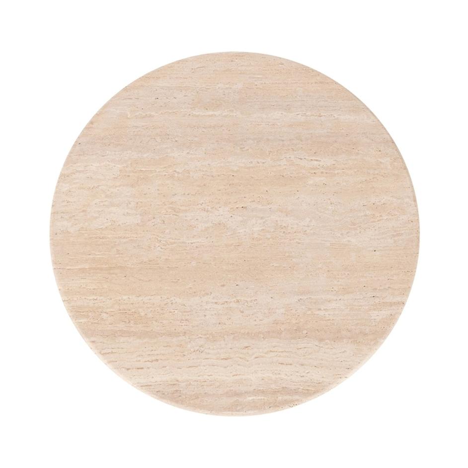 Malani Travertine Gathering Table by Classic Home