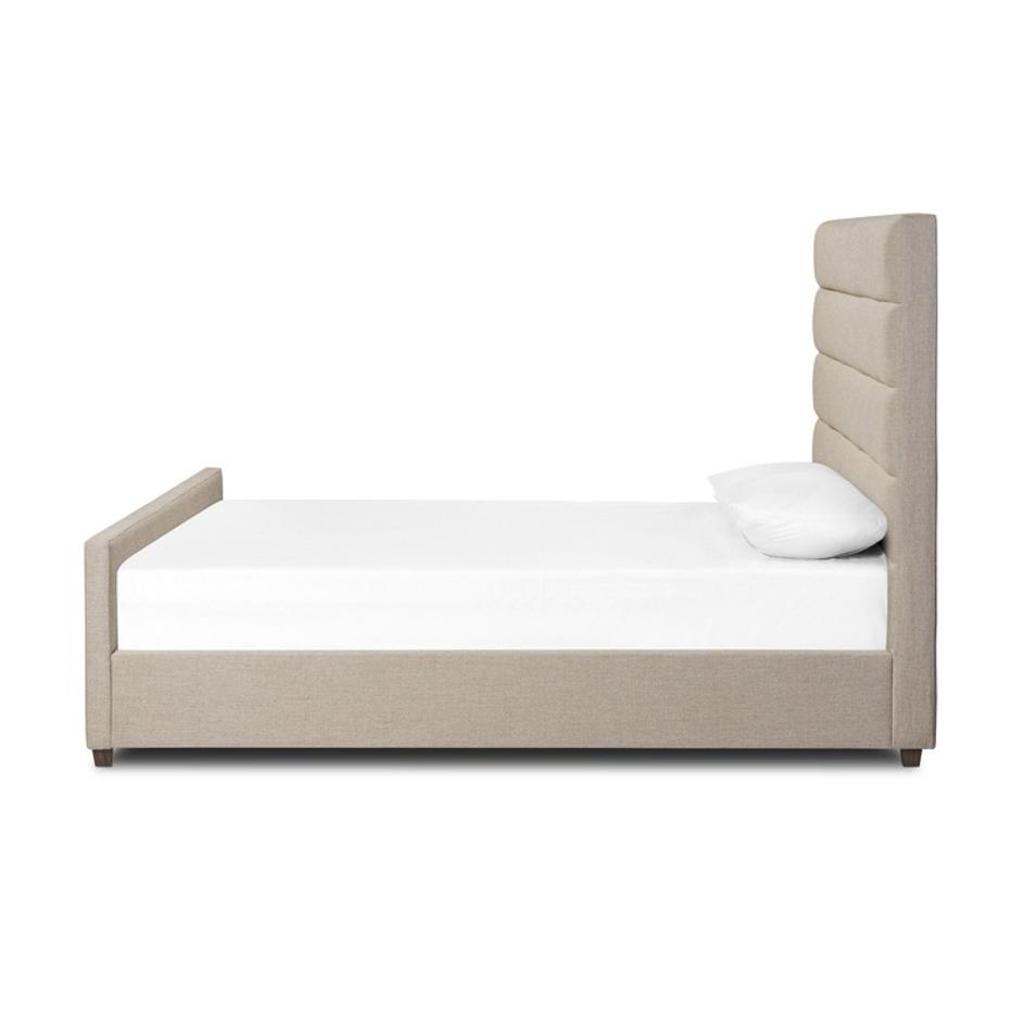 Daphne Queen Bed - Alcala Taupe by Four Hands