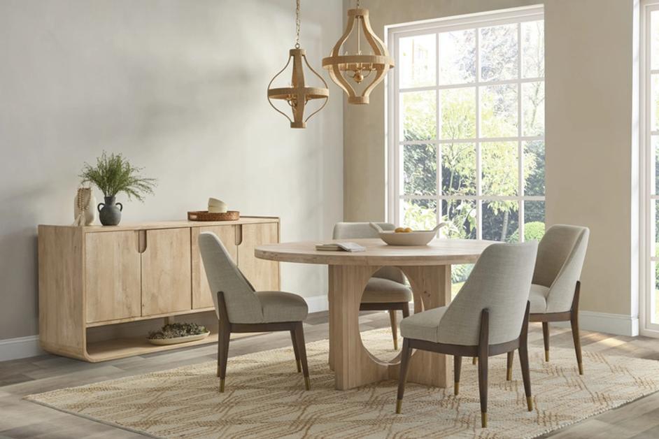 Laguna Solid Wood Dining Table Natural by Classic Home