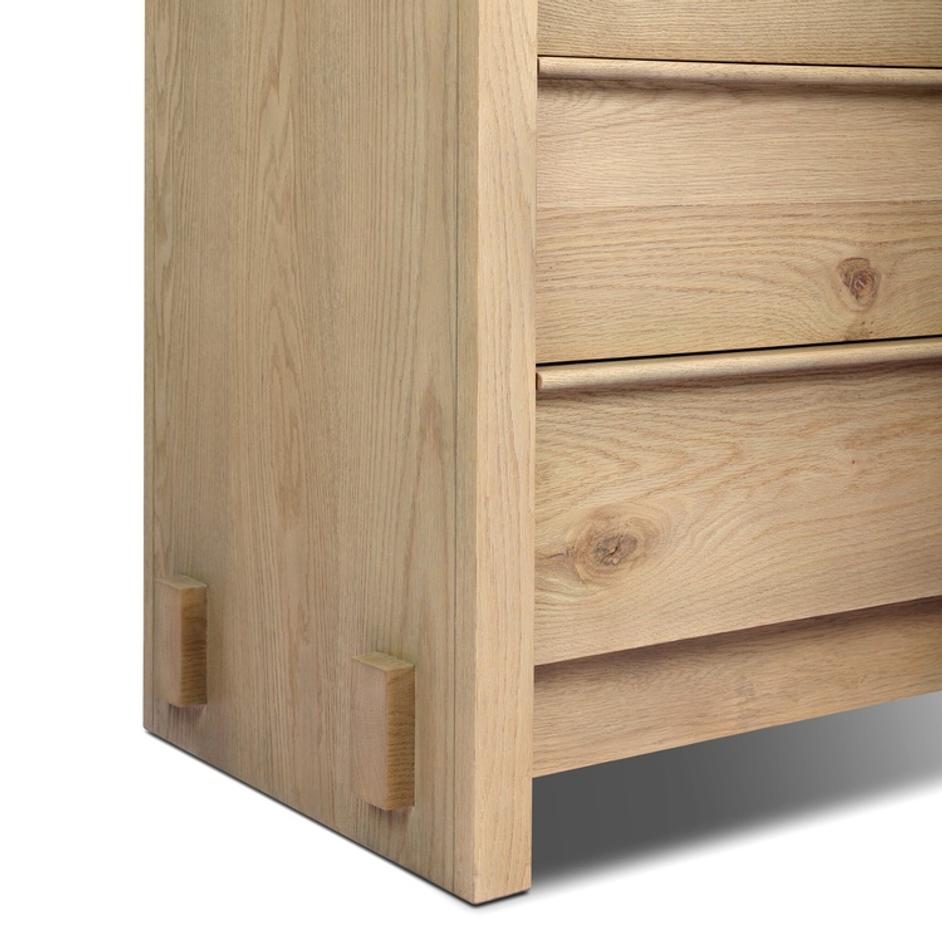 Aramis 6 Drawer Dresser - Sandy Oak Resawn by Four Hands