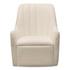 Bowie Swivel Chair White by Moes Home