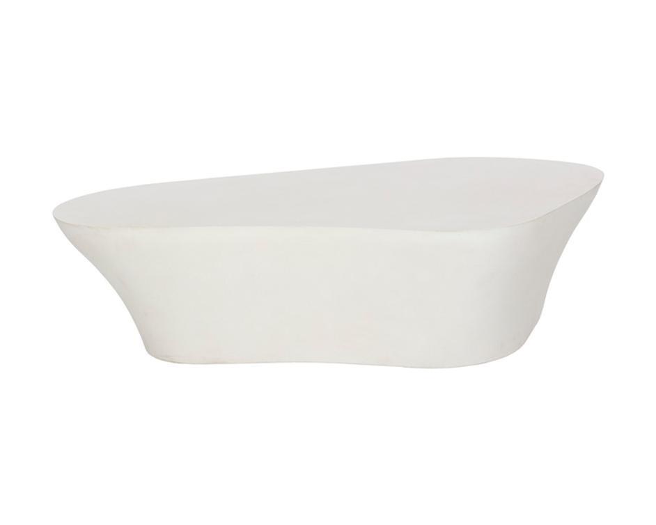 DALI COFFEE TABLE - WHITE by Sunpan