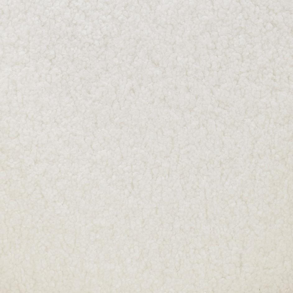 Zerline KD Faux Shearling Accent Chair, Shearling Beige by New Pacific Direct