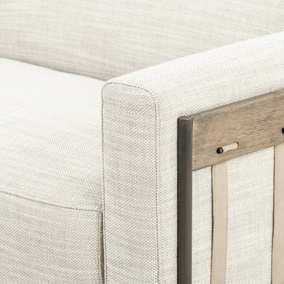 Ella Sofa-91"-Gable Taupe by FOUR HANDS