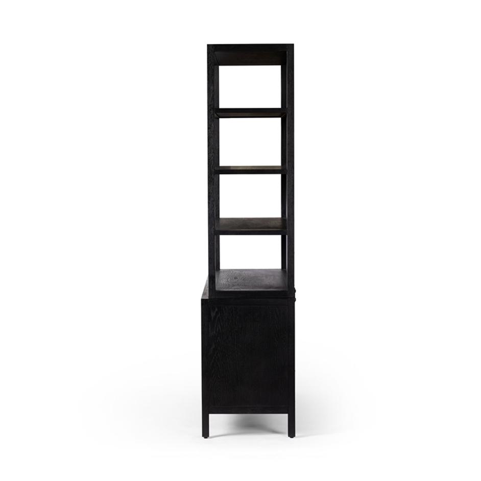 Hopkins Bookcase - Brushed Ebony Oak by Four Hands