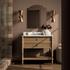 Toulouse Single Vanity - Washed Blonde Oak Veneer by Four Hands