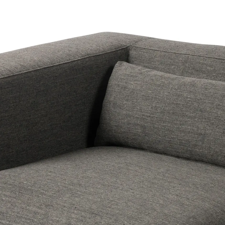 Sena Sectional In Alcala Graphite And Almond by Four Hands
