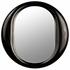 Oh Mirror in Charcoal Black Sungkai/Mindi Wood and Glass by Noir Furniture