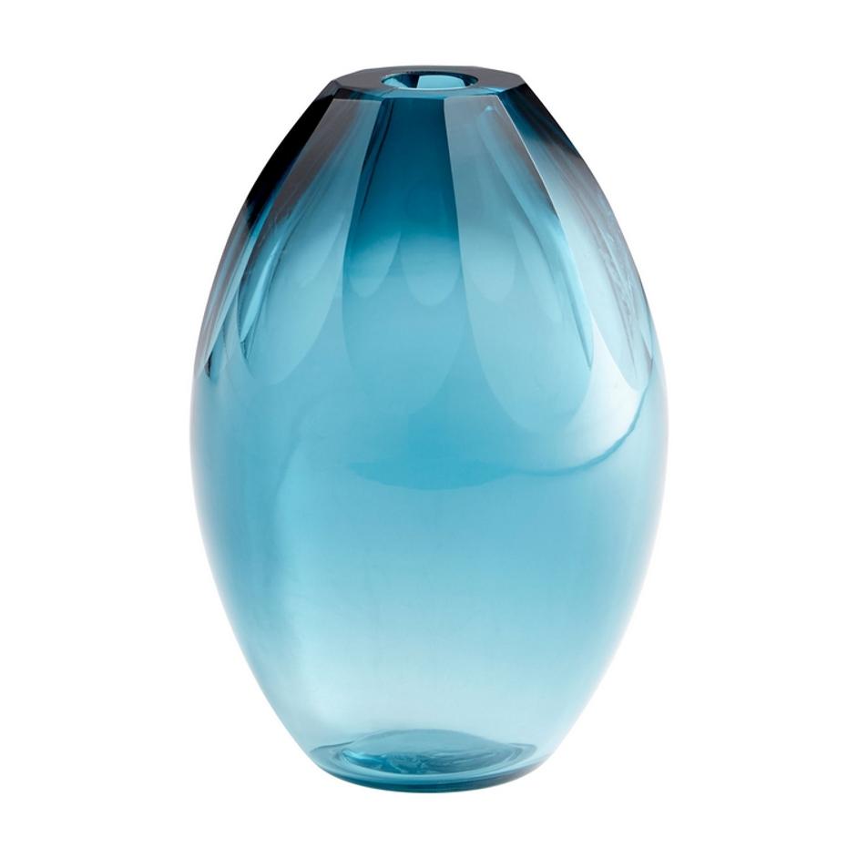 Small Cressida Vase In Blue by Cyan Design
