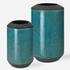 Maui Aqua Blue Vases, S/2 by Uttermost